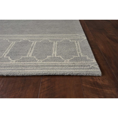 Palacedesigns Wool Grey Area Rug - Grey - 5 x 7 ft. PA3666322